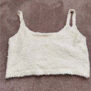 Skims Sherpa Lounge Crop Top